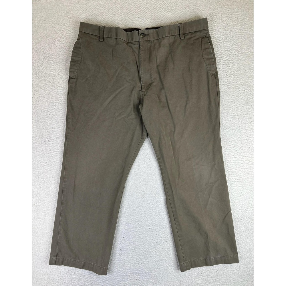 Marks & Spencer Mens 42x29 Olive Green Cotton Cashmere Chino Pants 5300B